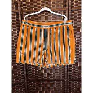 Polo Ralph Lauren Men's Swim Trunks‎ Shorts Unlined Striped Vintage Pony Logo XL